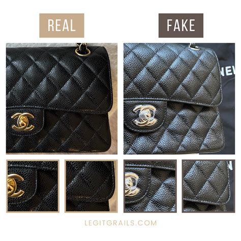 fake caviar chanel bag|How To Tell FAKE Chanel Bags In 2024 .